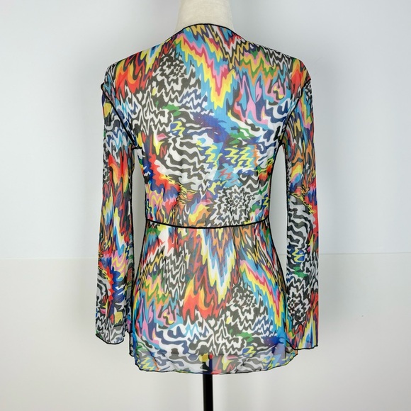 Multicolour mesh top - Picture 7 of 9